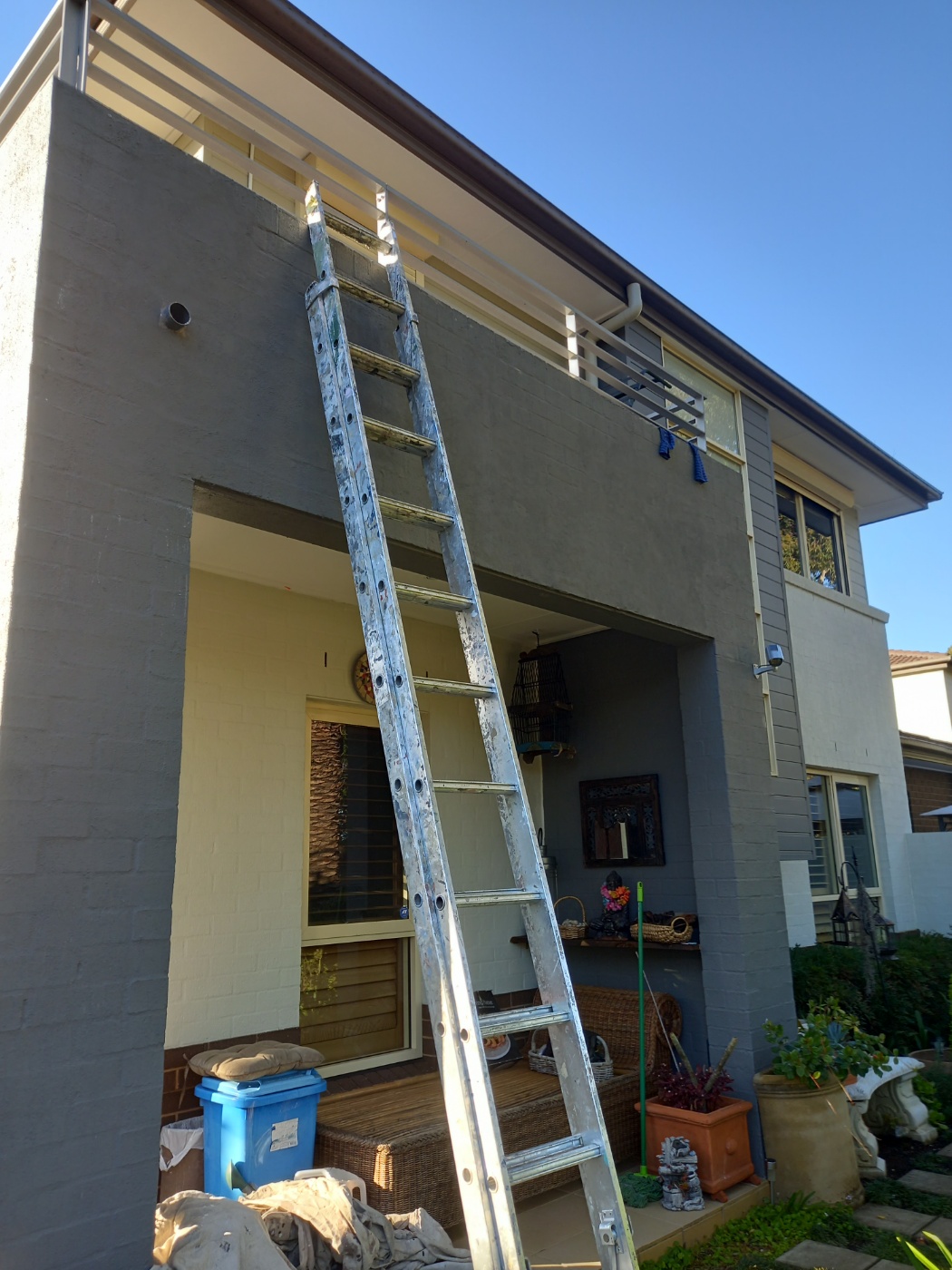 After painting